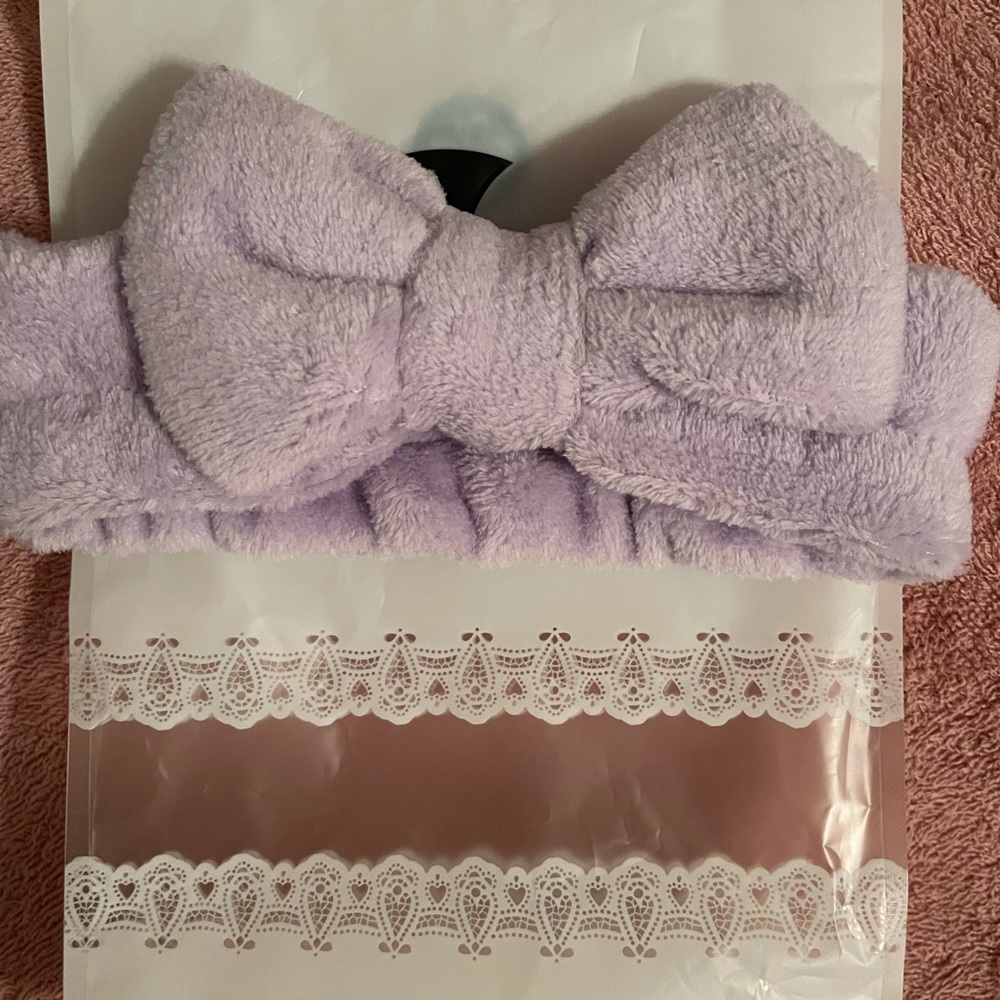 Bow make up headband